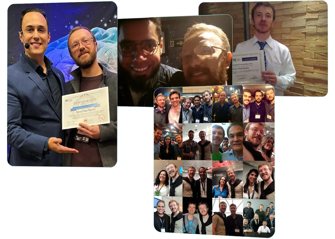 Felipe Rizental — formações, eventos e certificados